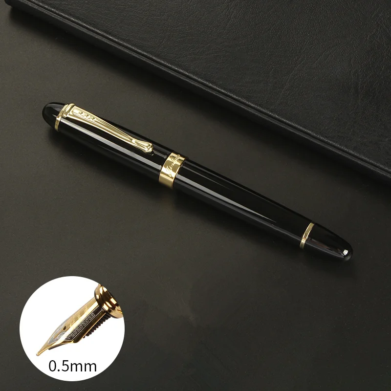Авторучка полностью Металлическая Золотая зажима ручки Jinhao 450 Caneta круглый корпус цветок тело Канцтовары офисный школьный принадлежности