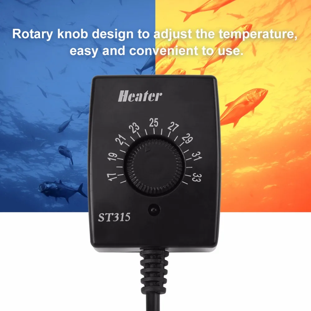 Погружной мини водонагреватель с поворотной ручкой 220 240 В 100 Вт|fish tank water heater|tank