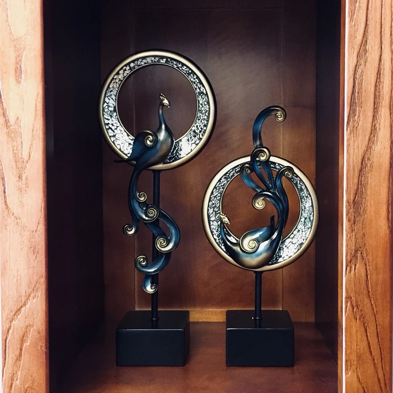 

Украшение для телевизора Феникс ручной работы Американский дом мягкое украшение Европейский Декор для гостиной боковой кабин не