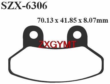 Полимерная тормозная колодка для SYM VS 125 VS125 2007 - 2013 Front 13 07 12 11 10 09 08 | Автомобили и