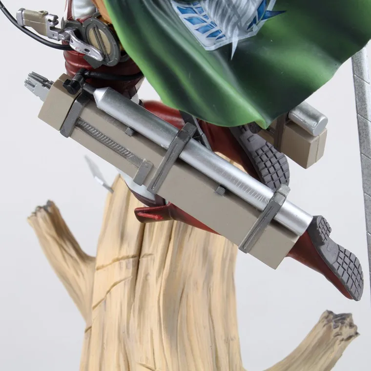 Атака на Титанов Levi Rivaille 1/8 весы ПВХ фигурку Shingeki no Kyojin Леви Акерман Коллекционная