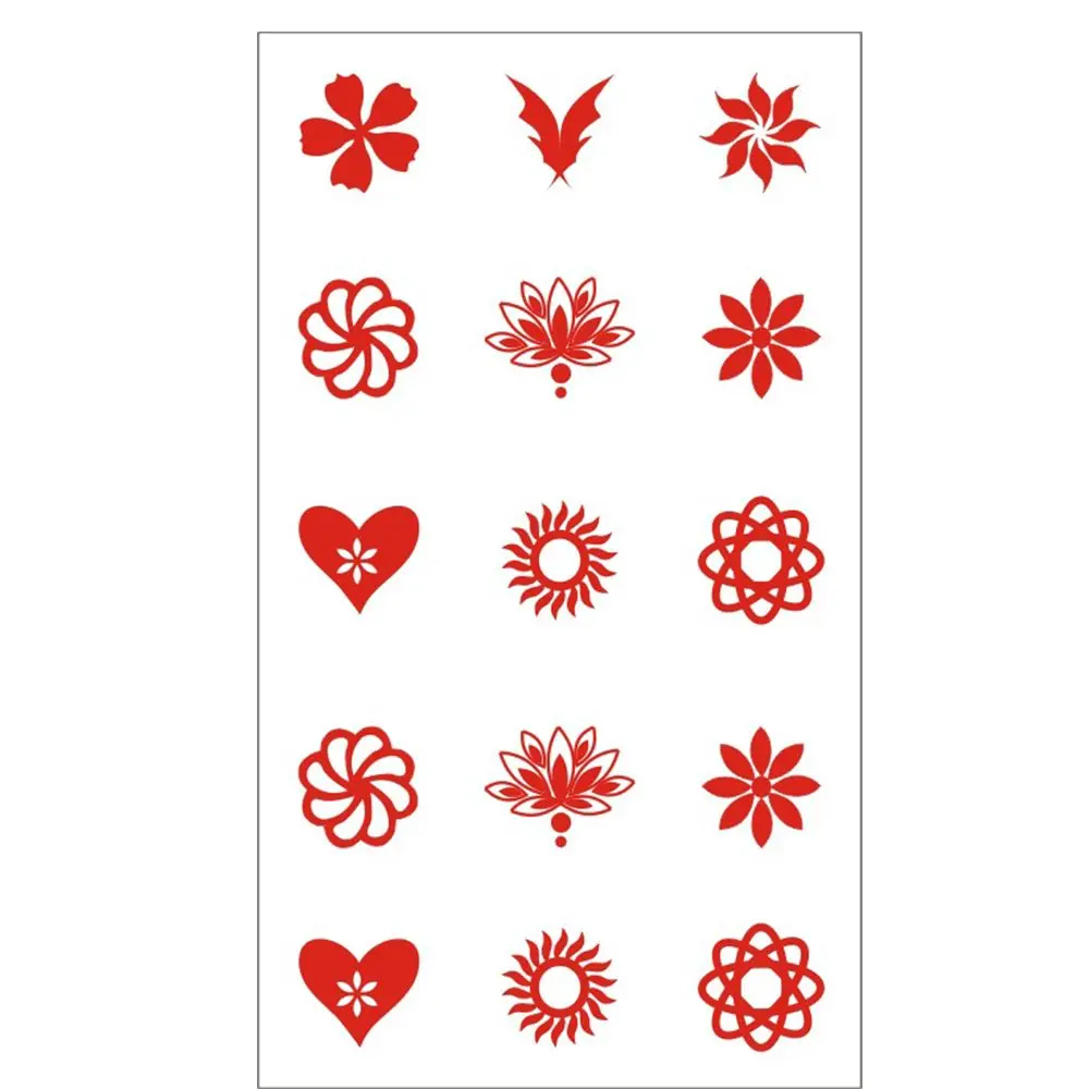 Временные татуировки наклейки для бровей 2 шт. старинные костюмы водостойкая