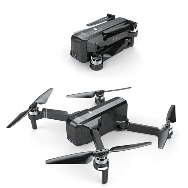 Дрон с GPS SJRC F11 камера 1080P Wi Fi FPV время полета 25 минут бесщеточный складной