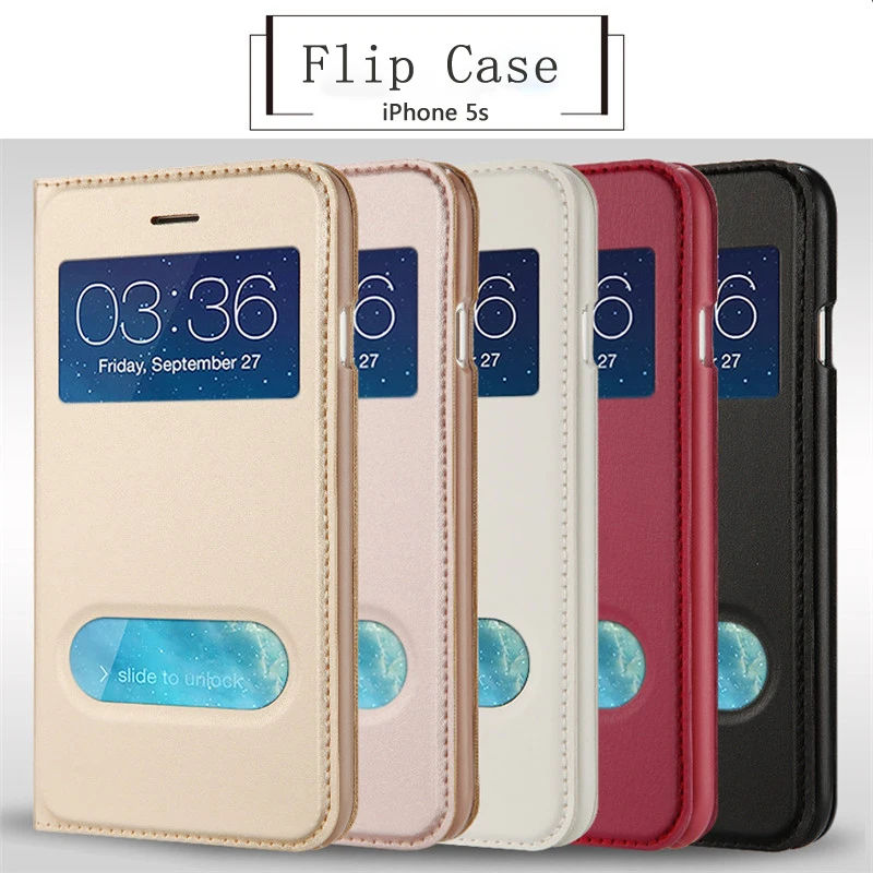 Флип чехол для iphone 5s 5 S s телефона SE capinha hoesjes черный|case 360|5s casebag case |