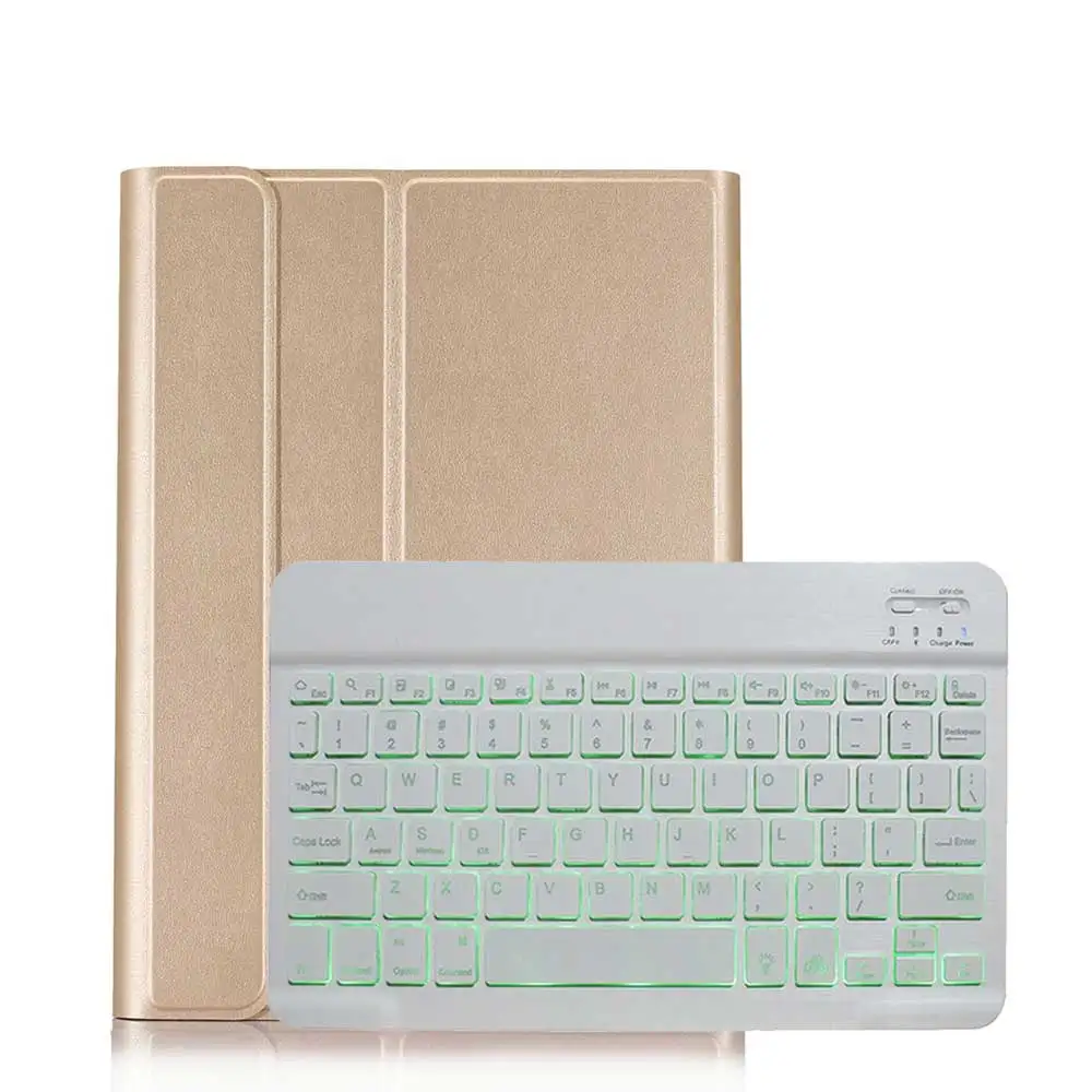 Gold Чехол для iPad Pro 11, A80, A2013, A1934, a1989, чехол из искусственной кожи с подсветкой, откидная подставка, Чехол для iPad Pro, 11, Funda - Цвет: Gold