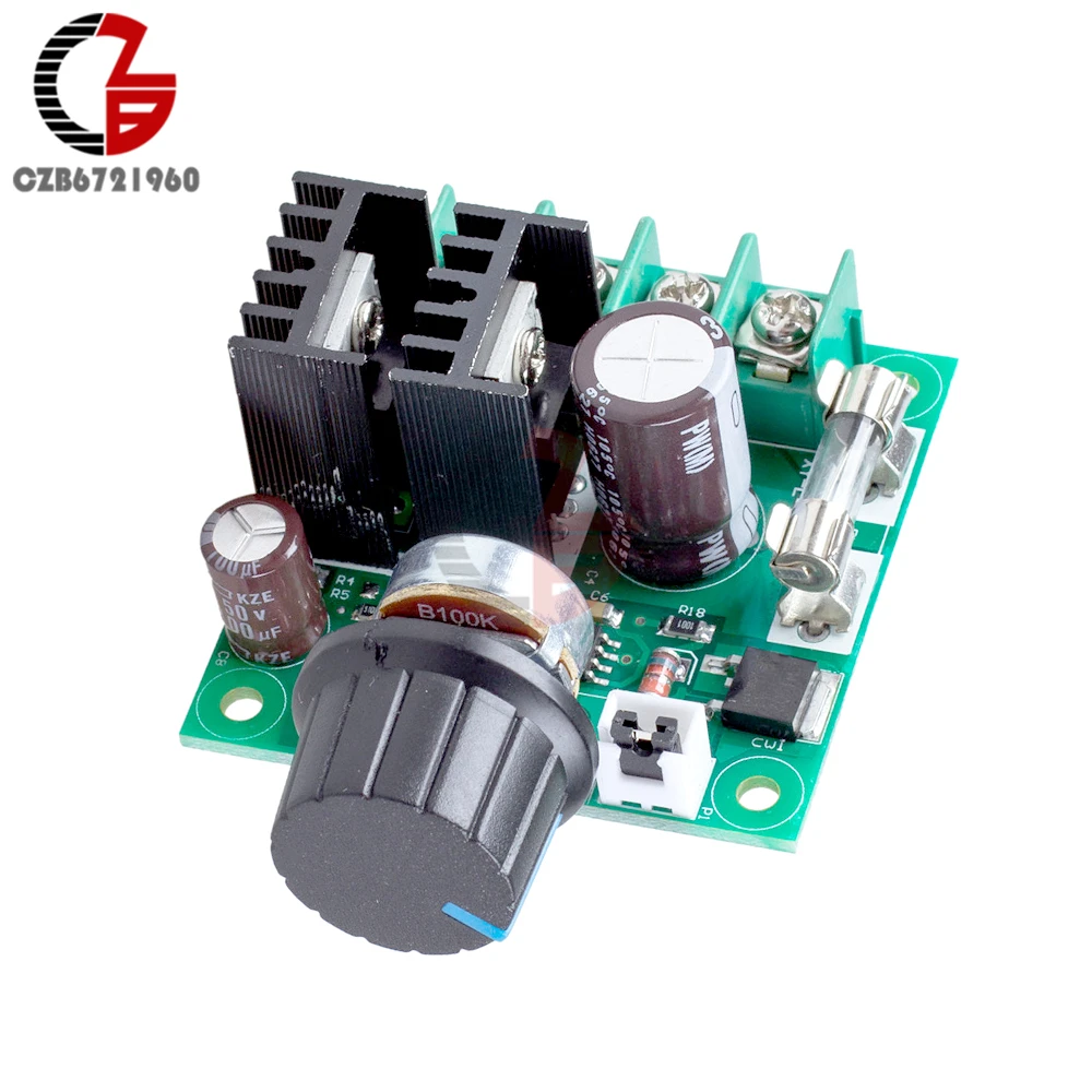 400W 10A 12V Напряжение регулятор контроллер скорости двигателя постоянного тока