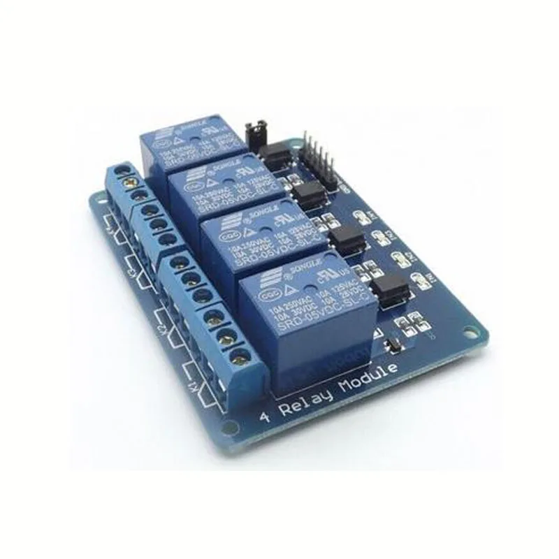 Оптопара 4 релейный модуль 12 В контрольная панель реле с индикатором выход|12v