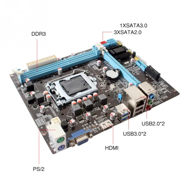 B75 материнская плата LGA 1155 SATA 3 0 16G DDR3 ПАМЯТЬ для Intel LGA1155 настольная основная