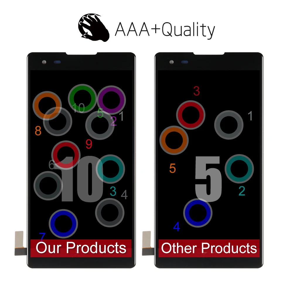5.0&quot Original LCD For LG X Style Display Touch Screen Replacement K6 K200 K200DS K200DSF Black White | Мобильные телефоны и