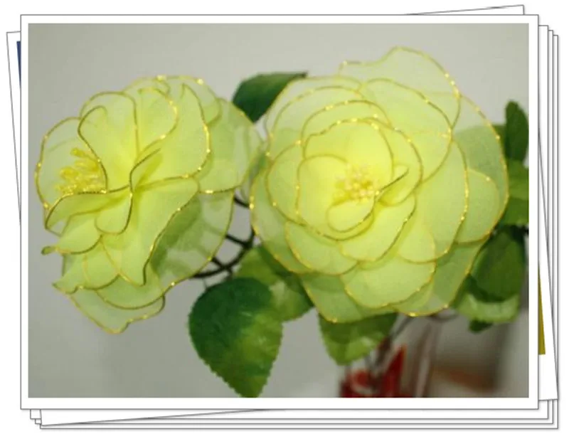 

Free shipping 47 colors mix shipping or only one color ship mesh flowers,nylon stocking material/ronde flower for DIY flower