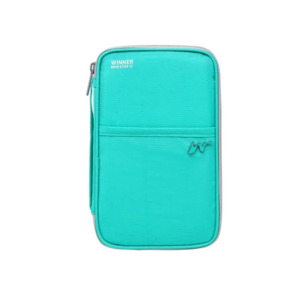Light Blue Mihawk дорожный кошелек для паспорта, держатель для женщин, многофункциональная посылка для кредитных карт, ID, для хранения документов, клатч, аксессуары, поставка - Цвет: Light Blue