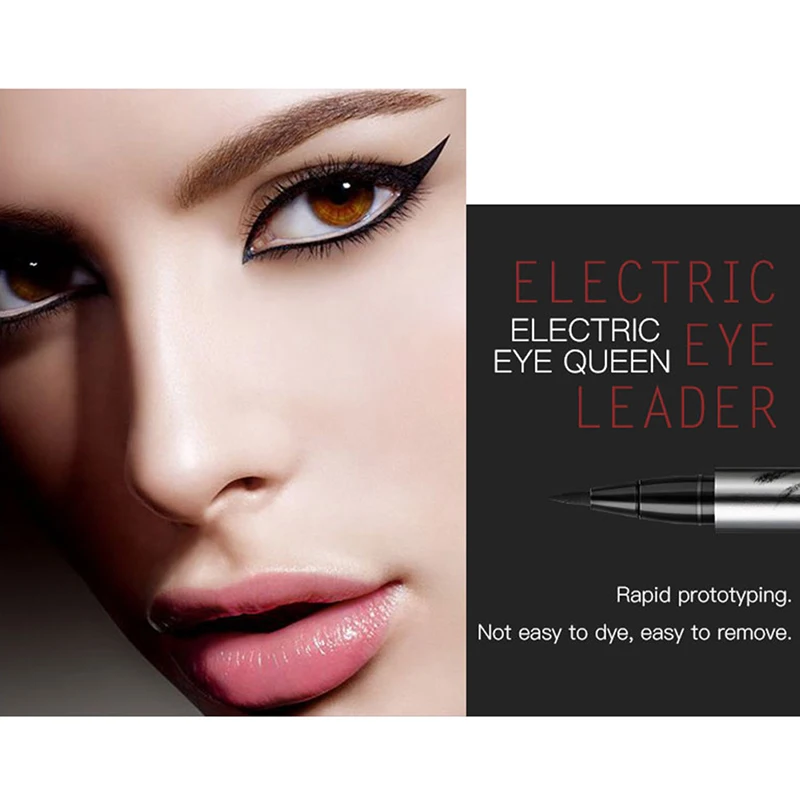 Женская Серебристая туба подводка для глаз быстросохнущая прочная