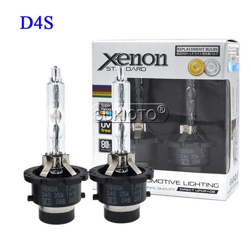 Ксеноновая лампа SUKIOTO Premium 35W Xenon D1S D2S D3S D4S HID 4300K 8000K 6000K D4S|Лампы для автомобильных
