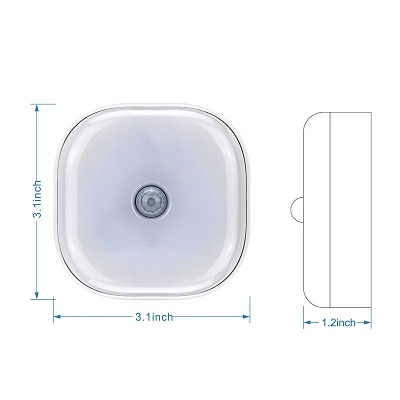 3AAA беспроводной светодиодный датчик движения ночник теплый белый 10 s умный ИК
