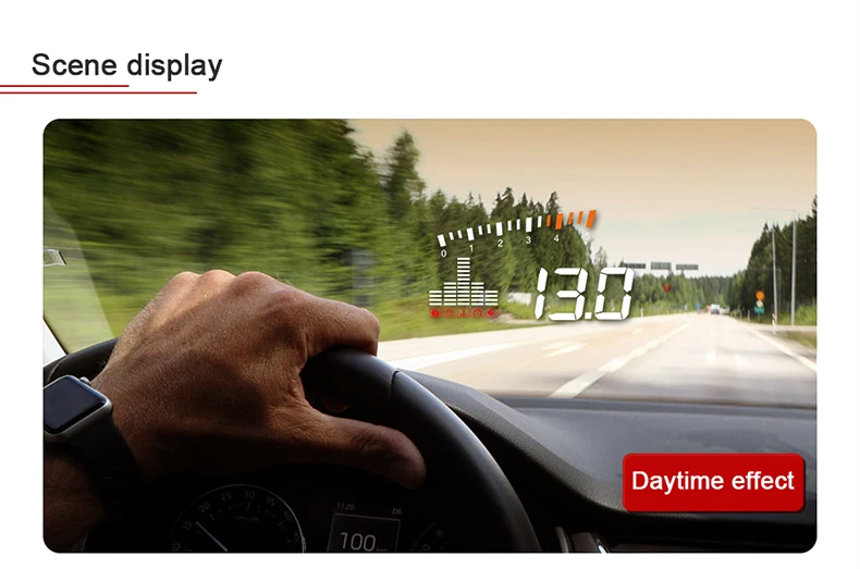 Автомобиль HUD gps Head Up дисплей спидометров Overspeed панель управления предупреждением лобовое стекло проектор