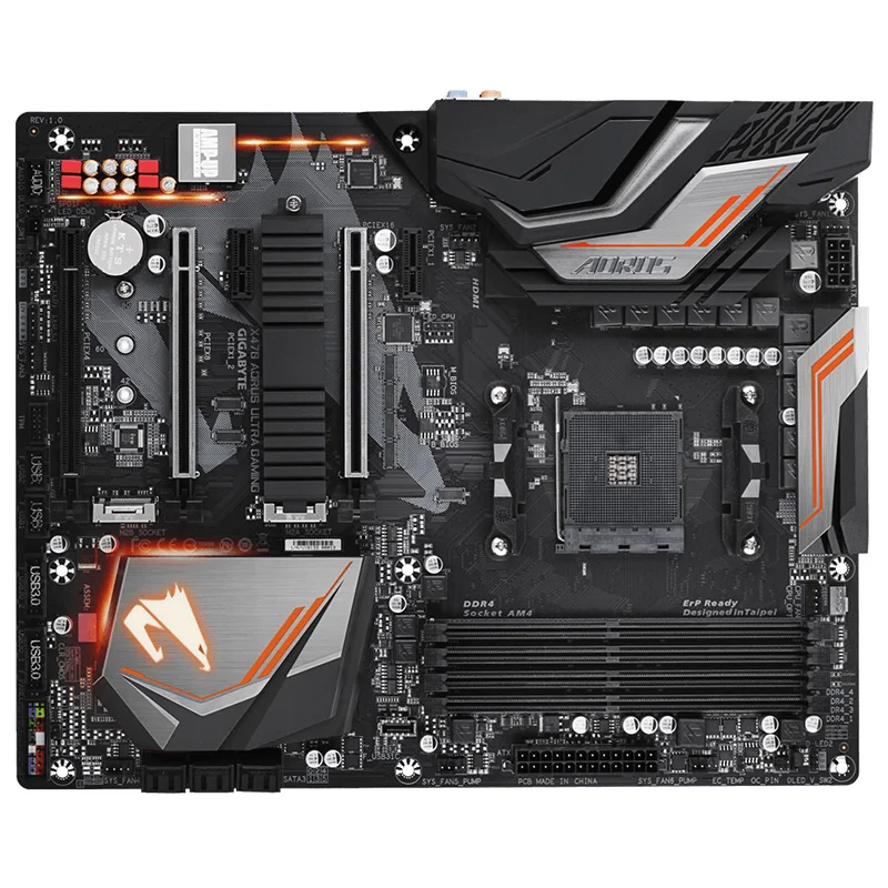 Оригинальная новая материнская плата для Gigabyte GA-X470 AORUS ULTRA GAMING X470 AORUS ULTRA GAMING Socket AM4 DDR4 USB3.0 SATA3.0