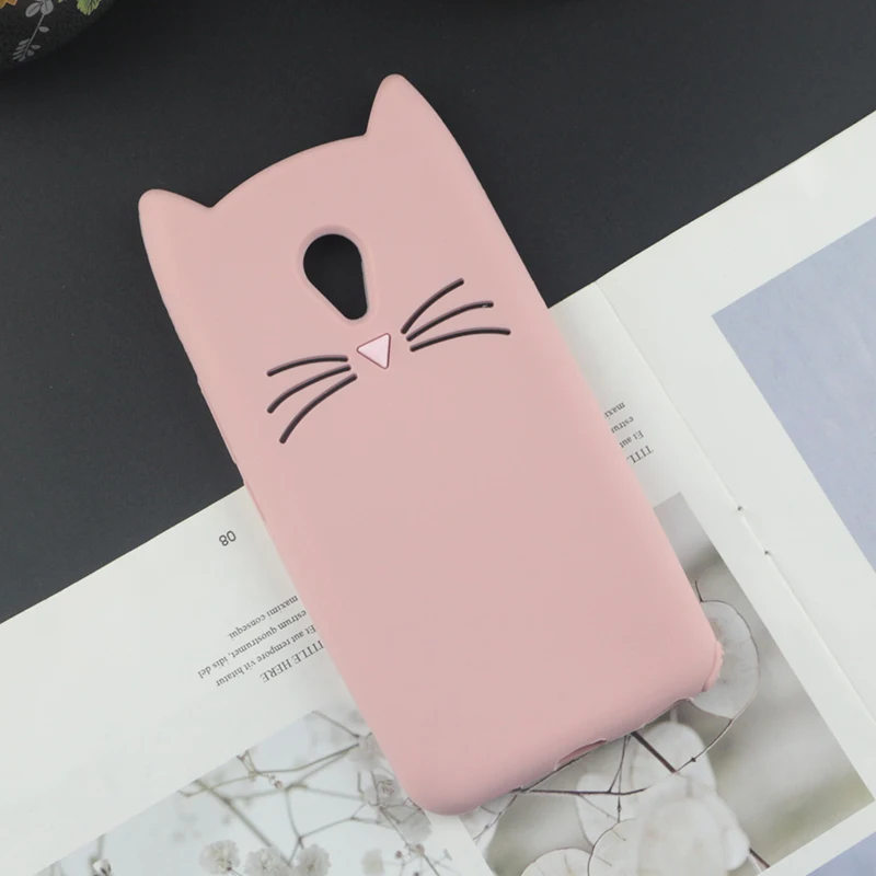 3D милый японский чехол с милым котом для Meizu M6s M6 M5s M5 M5c A5 MX5 MX6 Note M3 M3s мини-чехол с подвеской из меха кролика