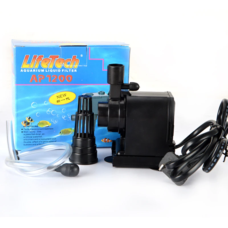JEBO LIFETECH Aquarium submersible pump fish tank aerobic pumping water three-in-one mute filter | Дом и сад