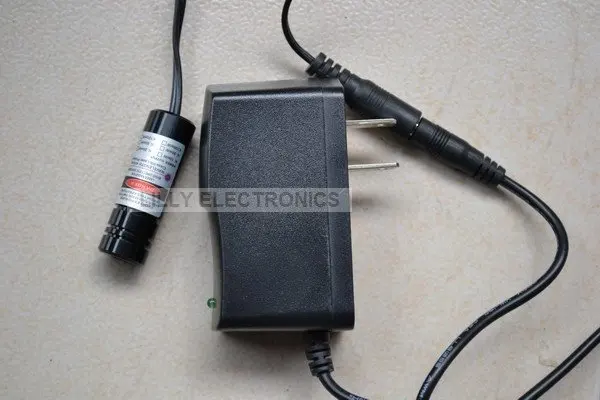 Фокусируемый Регулируемый фиолетовый/синий лазерный точечный модуль 100 мВт 405нм