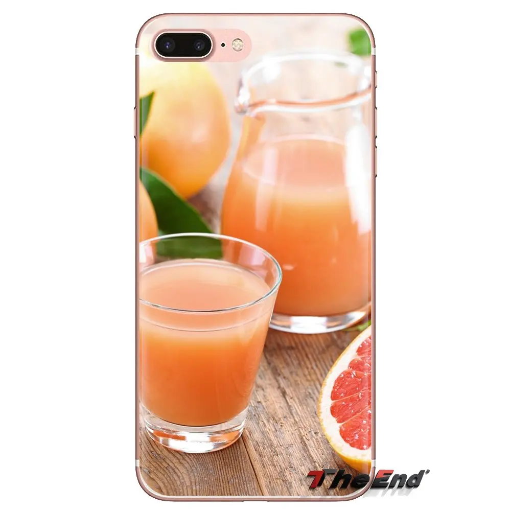 Transparent Soft Shell Covers Food Wallpaper Grapefruit For Xiaomi Redmi 4A S2 Note 3 3S 4 4X 5 Plus 6 7 6A Pro Pocophone F1 |
