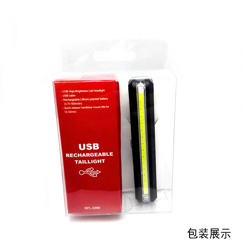 LR-2266 перезаряжаемые задние фонари USB задние фонари руль красный и белый двухцветные переменные свет монтируемые трубки огни
