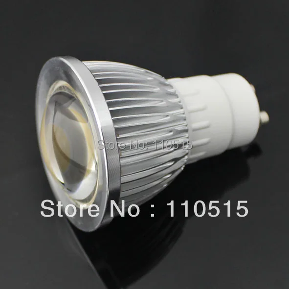 110 240 В диммирования 5 W GU10 COB из светодиодов лампа лёгкие прожектор белый / тёплый