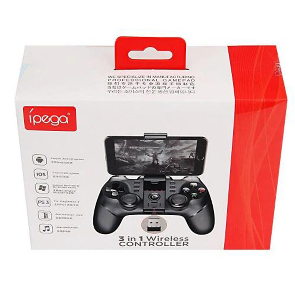 IPega PG 9076 Bluetooth геймпад для PlayStation3 контроллер с держателем Android/iOS/Windows смартфон Tablet