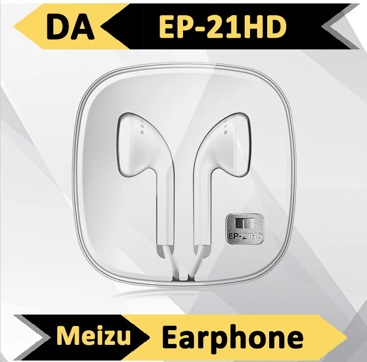 100% Original  Meizu EP21HD 3.5mm Earphones for MX4 pro High Quality Headphone HIFI Headset for MP3 Cellphone with Remote MIC