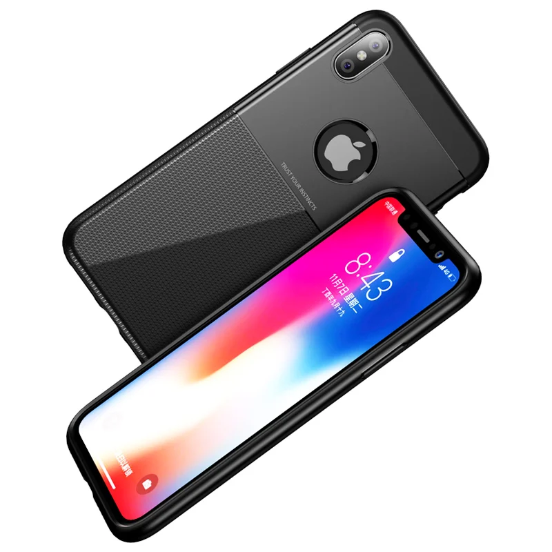 Чехол IPAKY для iphone XS MAX Гибридный Силиконовый защитный армированный мягкий чехол