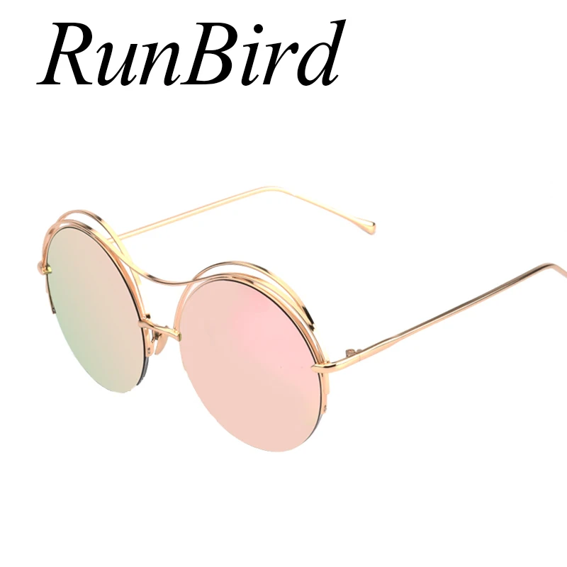 Новинка 2017 большие круглые солнцезащитные очки роскошные женские итальянские