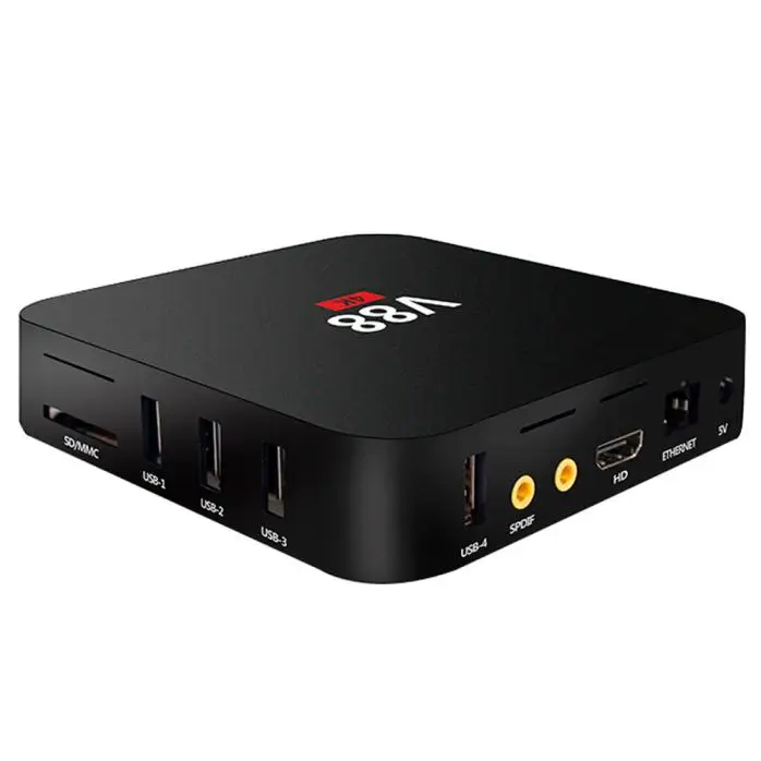 Модный домашний кинотеатр V88 Android 5 1 четырехъядерный Мини ПК смарт Google TV BOX для Smart