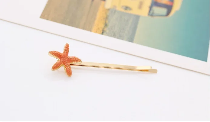 Заколки для волос JINSE Sweet Conch заколки в виде морских звезд оптовая торговля