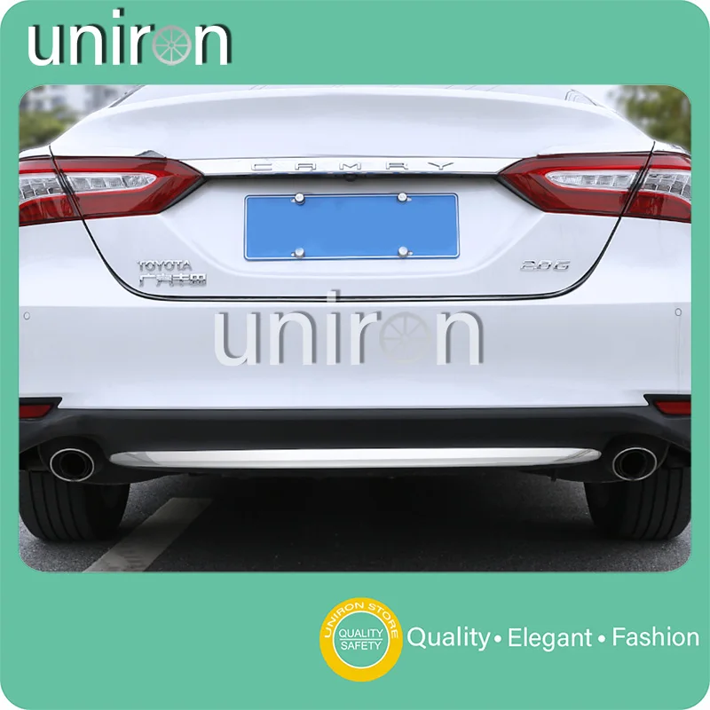 Uniron ABS хром аксессуары Задняя Нижняя бамперное формование отделка наклейка