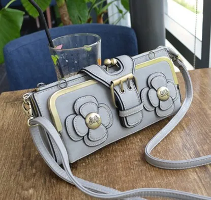 grey shoulder bag Роскошные сумки, женские сумки, дизайнерская сумка-мессенджер, Мода, Ретро стиль, многослойная Сумка через плечо, повседневные сумки, женские сумки - Цвет: grey shoulder bag
