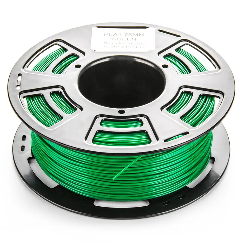 Green-PLA Нить для 3d принтера PLA ABS PETG TPU мраморный Нейлон Металл углеродное волокно 1 кг/рулон 1,75 мм Материал PLA расходные материалы для 3d принтера - Цвет: Green-PLA