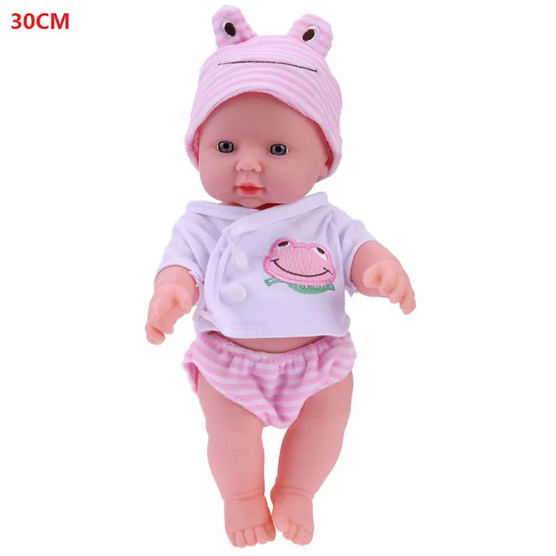 30/41 см новорожденный Детские моделирования куклы Мягкие Детские Reborn Baby Doll игрушка мальчик девочка эмулированный куклы для детей, подарок на день рождения, детский сад реквизит - Цвет: 30CM G