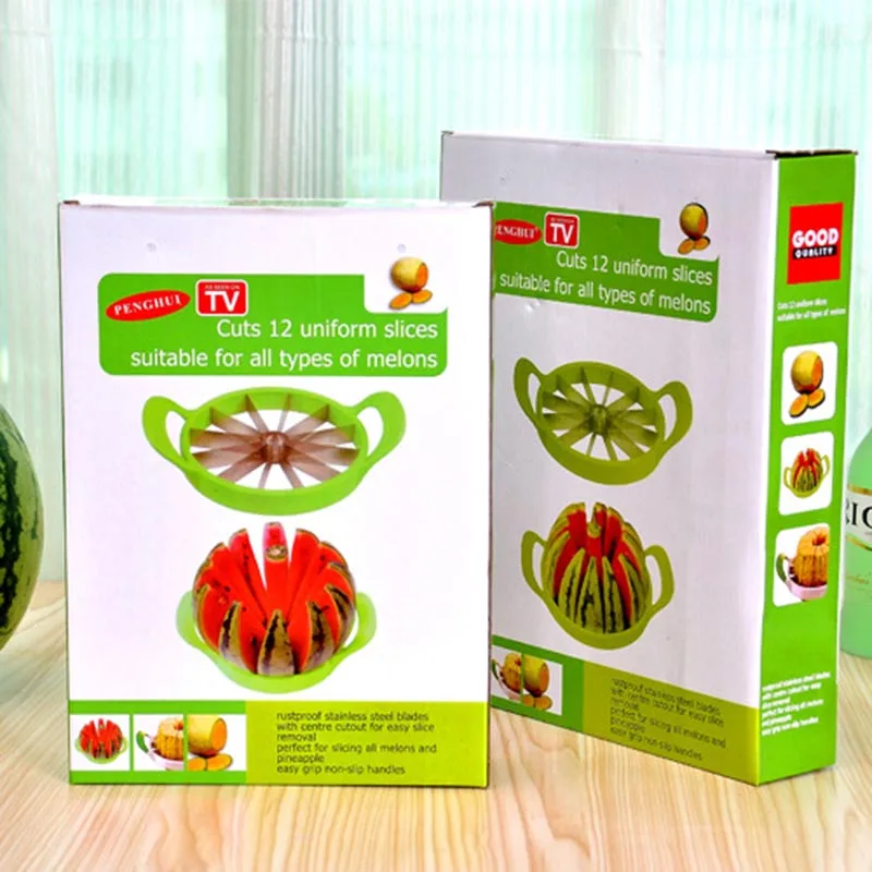 Нож для резки арбуза 24 см большой нож приготовления пищи удобный кухонный