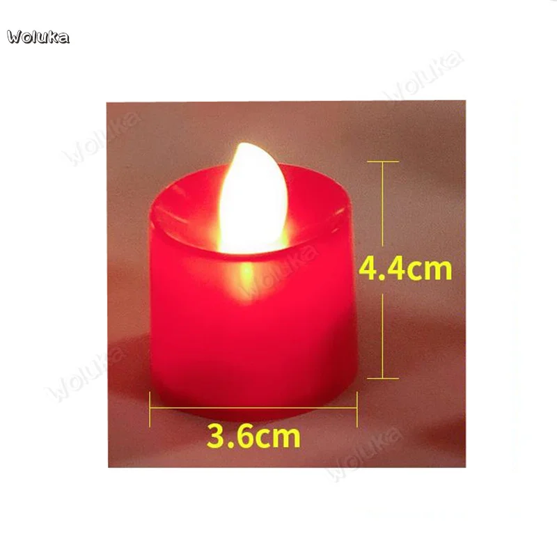 Электронная светодиодсветодиодный свеча Романтический День рождения раскладка