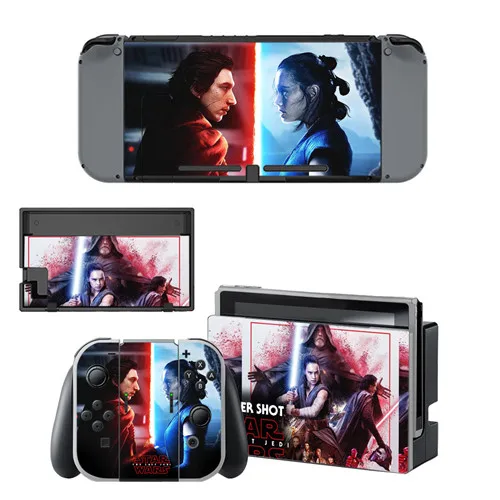 YSNS1027 Стикеры Звездных войн, nintendo switch, кожа, переключатель, Vinilo, наклейка для nintendo Switch, NS, консоль, контроллер Joy-con - Цвет: YSNS1027