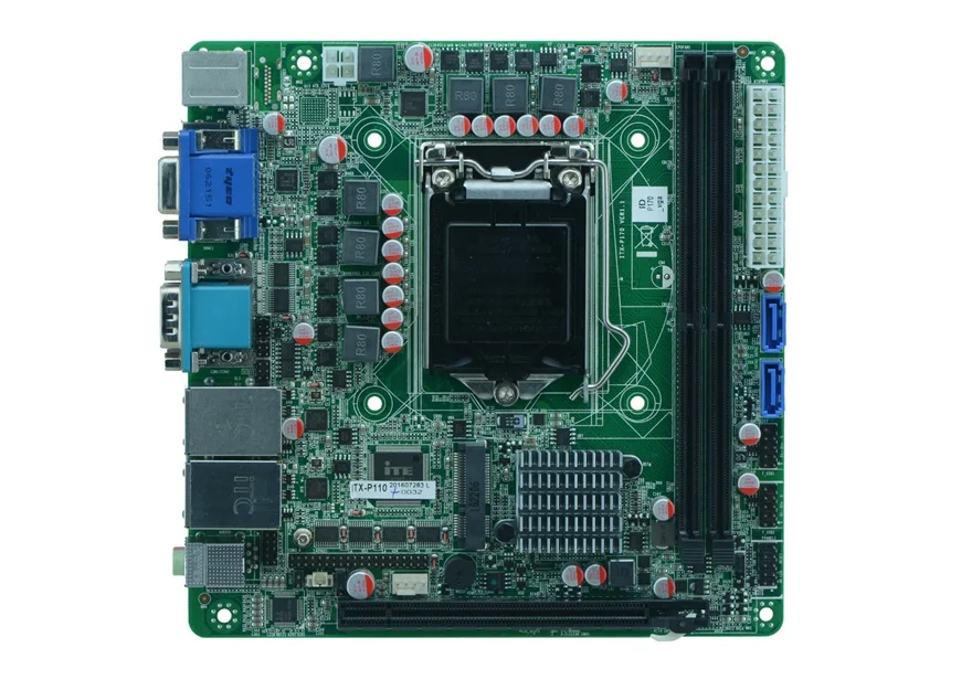 Китай Intel 6th Gen DDR4 i3 i5 i7 процессор nic ethernet порты dual lan itx материнская плата Q170 настольный мини ПК плата 4k