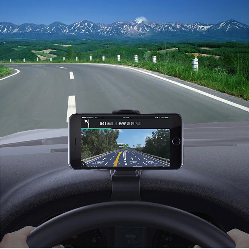 dashboard car phone holder clip mount stand support smartphone voiture car holder bracket soporte celular telefoonhouder auto free global shipping