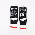 Женские хлопковые носки с буквенным принтом Master's Give Dobby, повседневные хлопковые носки унисекс для лета и весны, Meias