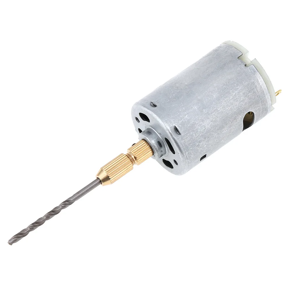 Мини электродвигатель 12 В набор ручных сверл для самостоятельного сверления по