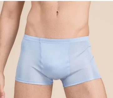 Мужская двусторонняя трикотажная одежда из натурального шелка комфортные