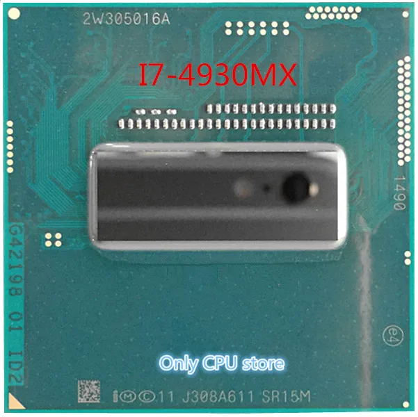 Оригинальный процессор Intel Core SR15M I7 4930MX 3 00 ггц|cpu i7|intel corei7 4930mx |