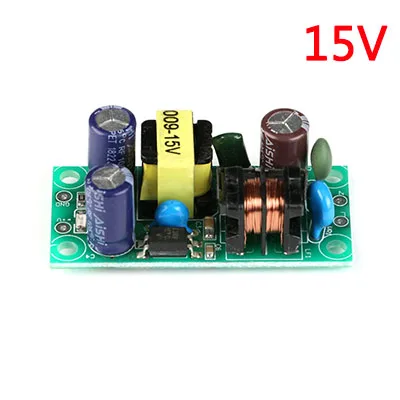 15V AC-DC изолированный переключатель модуль питания понижающий преобразователь понижающий модуль 220 В поворот 3 в 5 в 9 в 12 В 15 в 24 В - Цвет: 15V