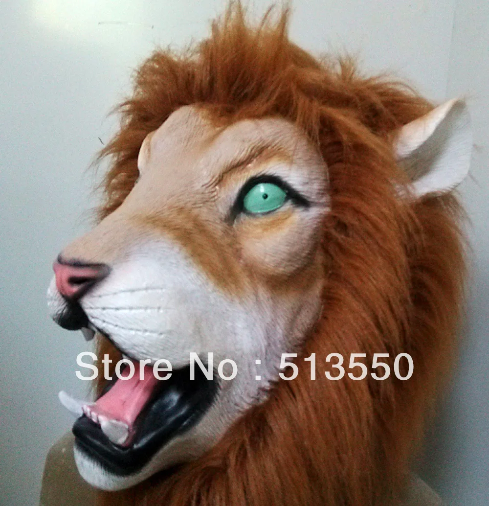 Маска для взрослых King of the Jungle Lion костюмы на Хэллоуин | Дом и сад
