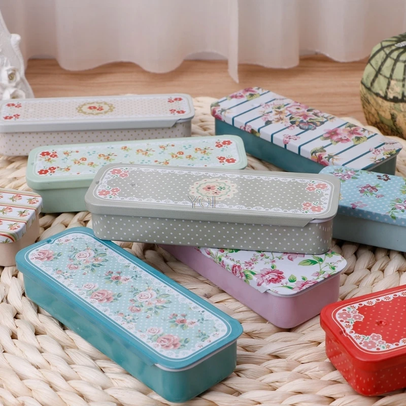 Прямоугольная крышка скольжения мини железная коробка xylitol коробка для хранения свадебные ювелирные изделия таблетки случае портативный жестяные коробки контейнер