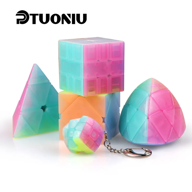 PTUONIU XMD QIYI 2x2 3x3 4x4 5x5 паззлы кубики для соревнований скоростные профессиональные