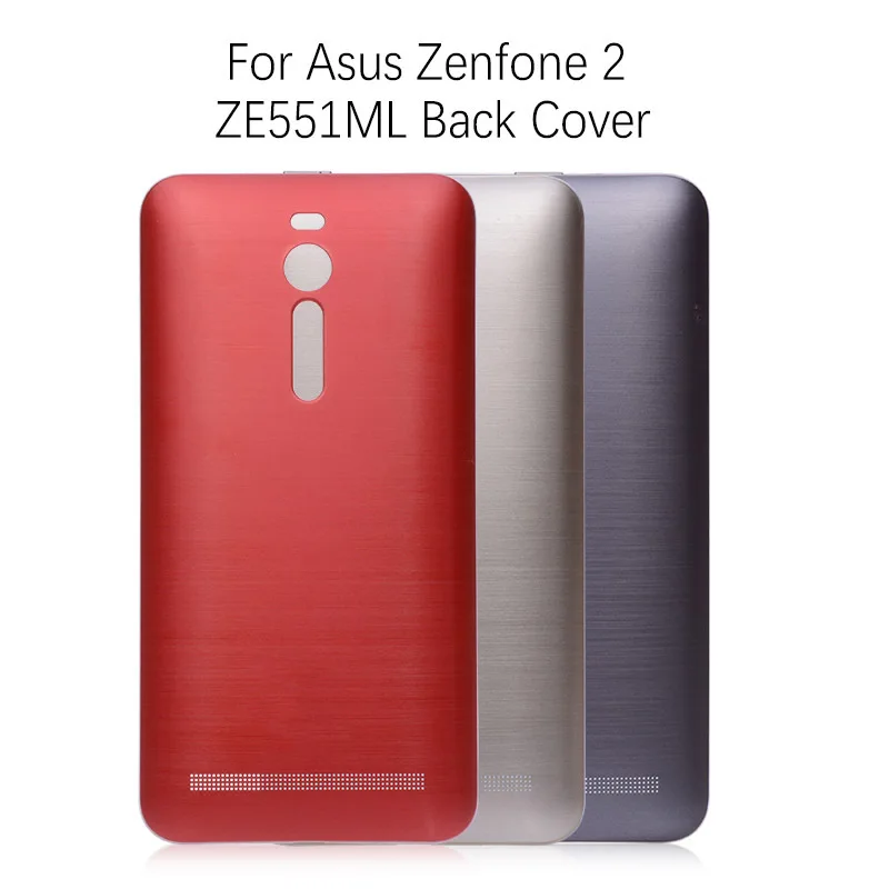 Задняя крышка для ASUS Zenfone 2 ZE550ML ZE551ML Оригинал на батарею черный золотой|Корпусы